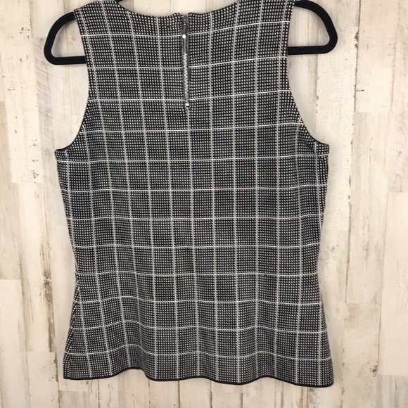 White House Black Market Peplum Sleeveless Medium - Picture 2 of 6